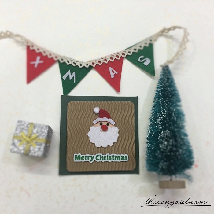 Thiệp giáng sinh ông già Noel